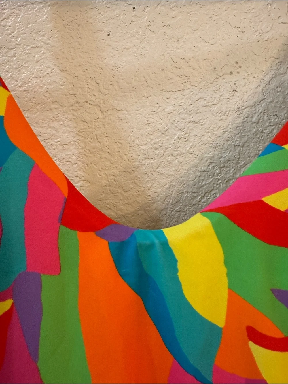 Relleciga Colorful Blocks One-Piece Swim - Bright Multicolor- Thong Back $119
